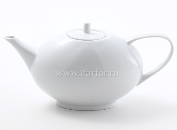 Teapot with a lid White Illusion