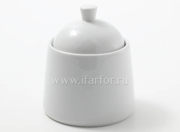 Sugar bowl with a lid White Illusion