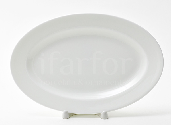 Dish/ platter oval Cream color Premium