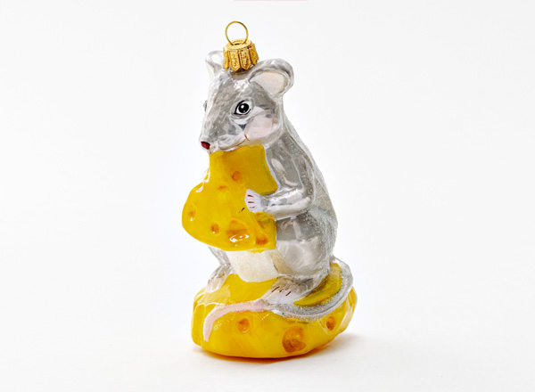 Christmas tree toy Mouse with cheese