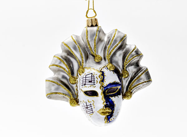 Christmas tree toy Venecian mask