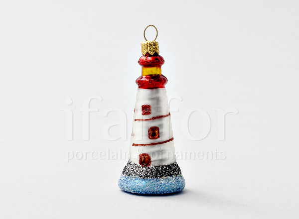 Christmas tree toy Ligthous mini