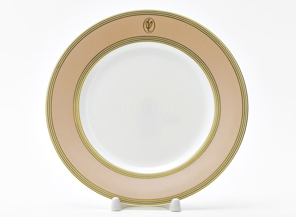 Plate second grade Magnific beige La Maison