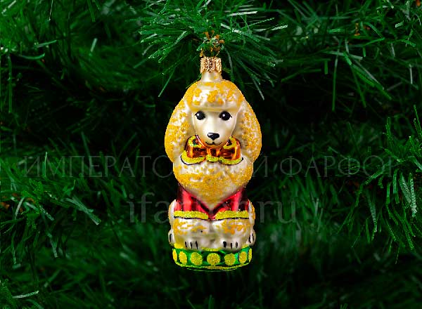 Christmas tree toy Poodle Circus