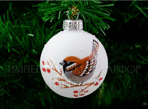 Christmas tree toy Christmas ball Sparrow