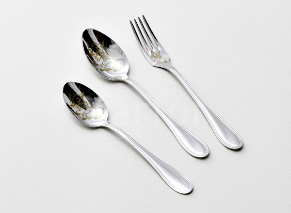 Set of cutlery for child Kitten