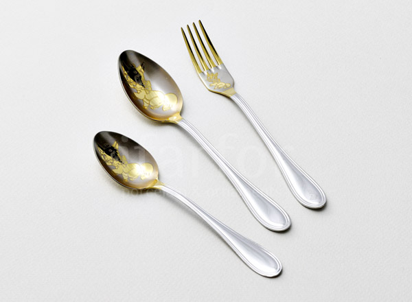 Set of cutlery for child Kitten