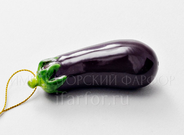 Christmas tree toy Eggplant mini