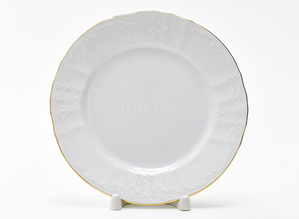 Plate dessert Bernadotte White Pattern