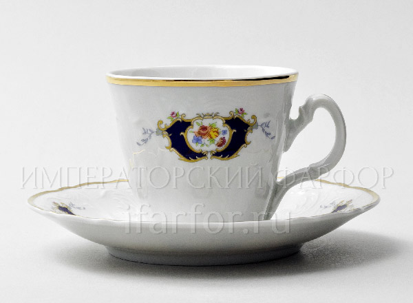 Cup and saucer tea Bernadotte Blue Eye Bernadotte bucket