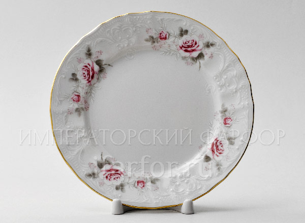 Plate dessert Gray rose gold