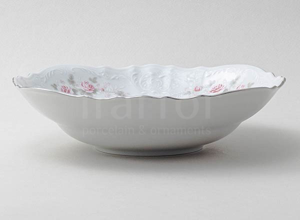 Salad bowl Bernadotte Gray Rose Platinum Bernadotte