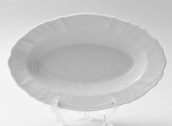 Dish/ platter oval Bernadotte Undecorated Bernadotte