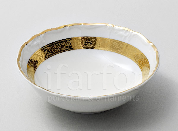 Salad bowl Gold ribbon Maria