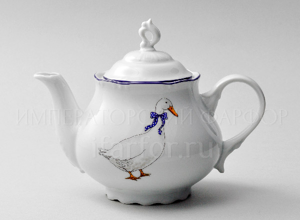 Teapot brewing Geese Constance