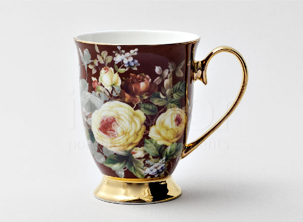 Mug Peony Burgundy Royal Classics