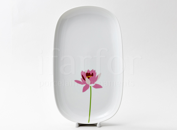 Dish/ platter oval Lotus TOM