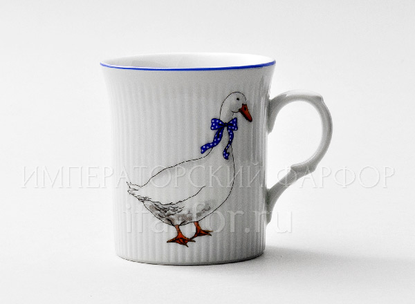 Mug Geese. One goose Drazkovane