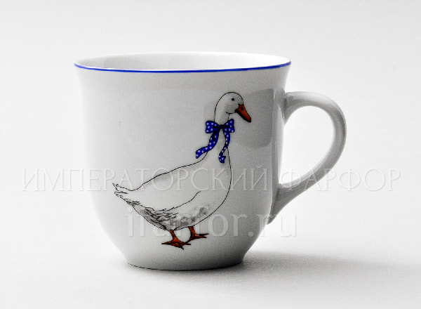 Mug Geese. One goose Zvonek