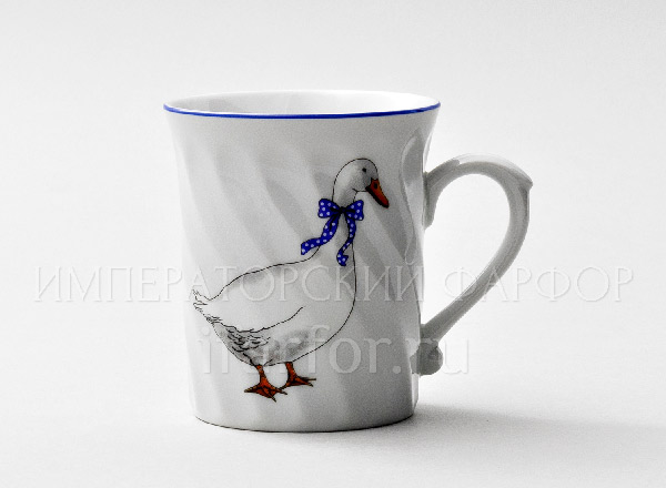 Mug Geese. One goose Zakrouceny