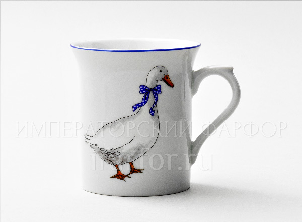 Mug Geese. One goose Valec