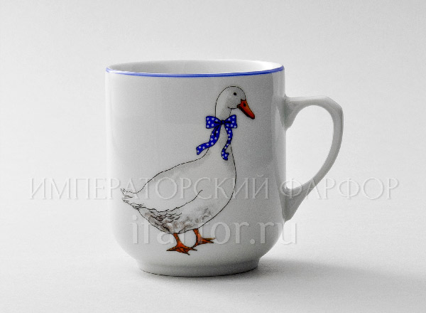 Mug Geese. One goose Obycejne