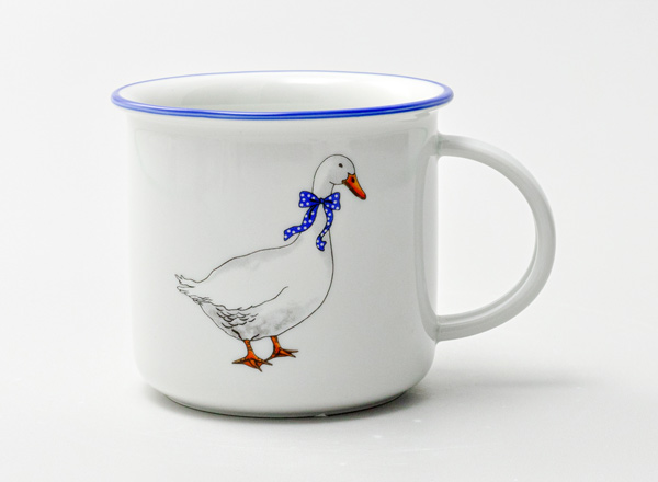 Mug Geese. One goose Valec