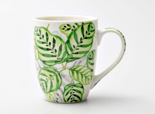 Mug Watercolor leaves 1 Royal Classics