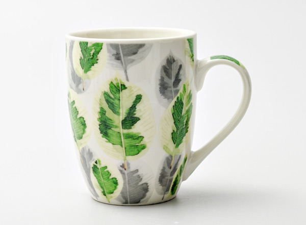 Mug Watercolor leaves 2 Royal Classics