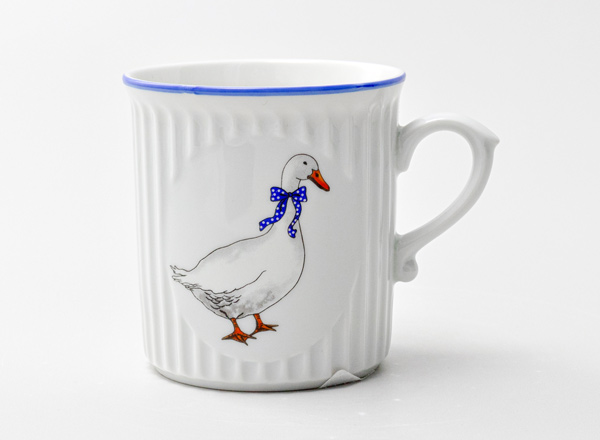 Mug Geese. One goose DUBI finned