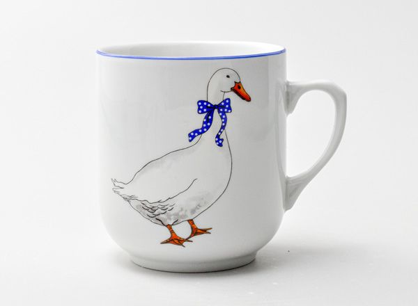 Mug Geese. One goose Obycejne