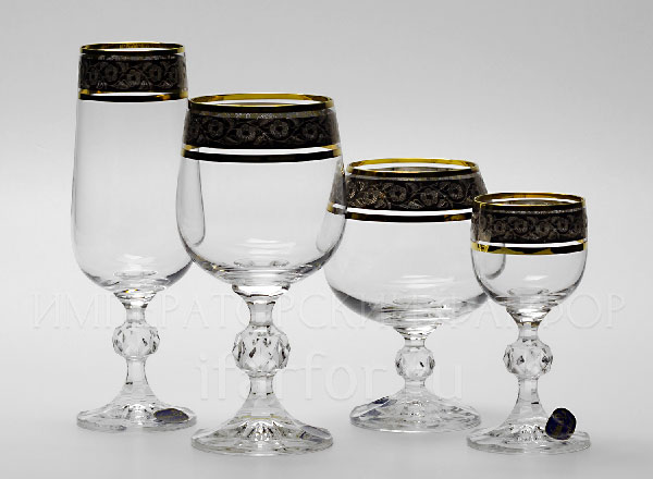 Goblets set Panto Kristalex 6/24 Клаудия