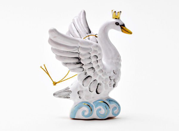 Christmas tree toy Tsarevna Swan The Tale of Tsar Saltan. The Tsarevna-Swan 1