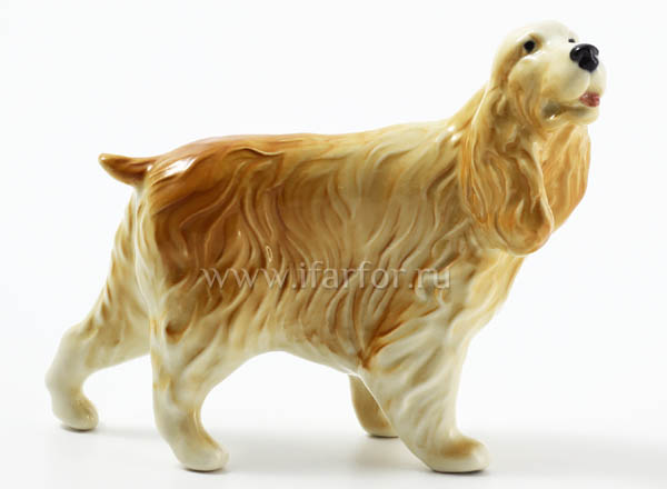 Sculpture Russian spaniel