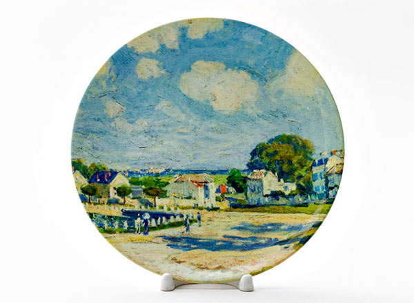 Decorative plate Sisley Alfred Waterhole in Marley