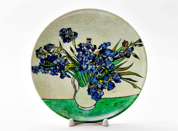 Decorative plate Vincent van Gogh Irises