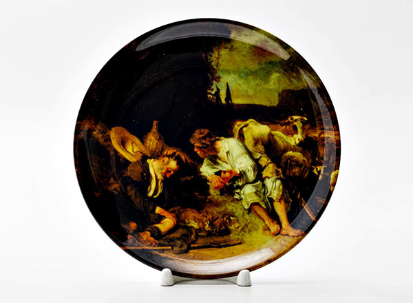 Decorative plate Carel Fabritius Mercury and Argus