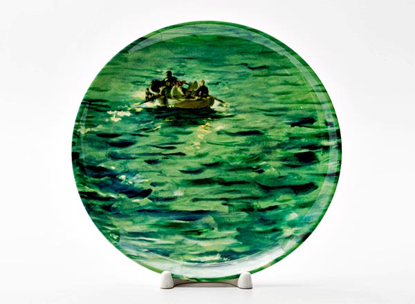 Decorative plate Edouard Manet The Escape of Henri Rochefort