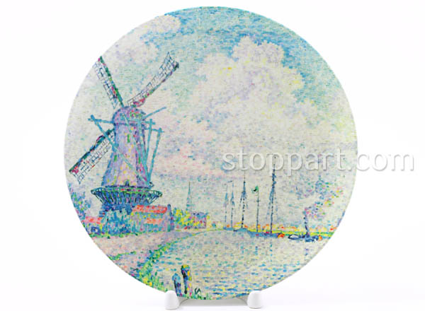 Decorative plate Signac Paul Channel Overshi