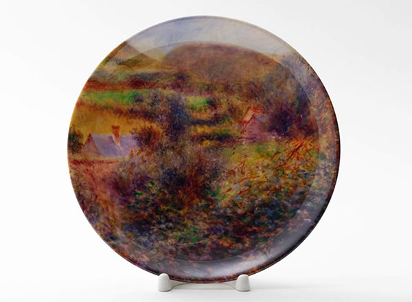 Decorative plate Renoir Pierre-Auguste The Garden