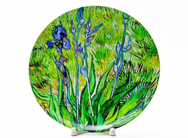 Decorative plate Vincent van Gogh Irises