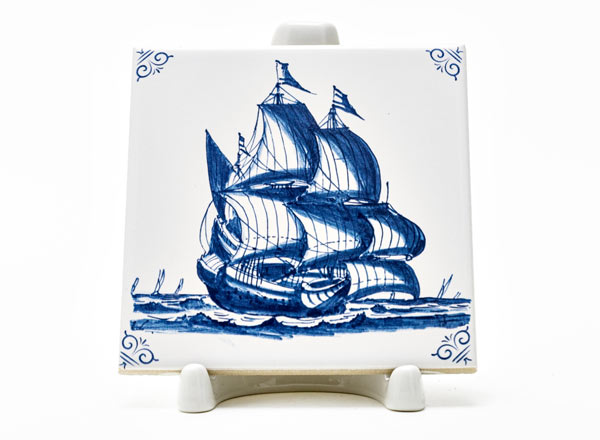 Tile Dutch. Galleon 