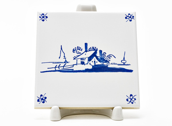 Tile Dutch. White houses 2 