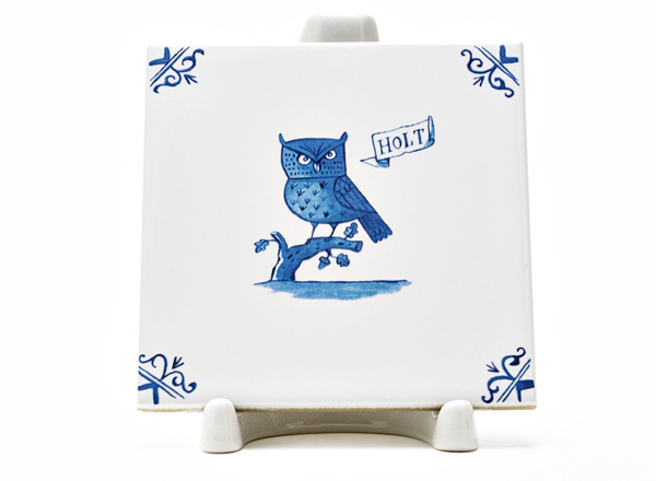 Tile Dutch. Owl 