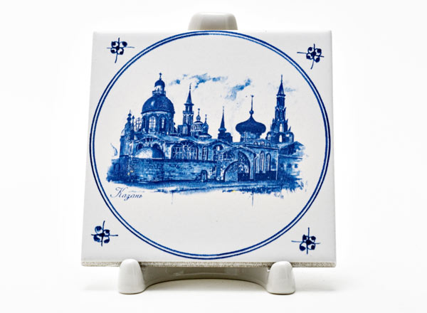 Tile Types of Kazan. Temple of all religions 