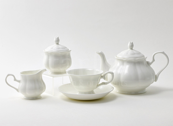 Tea Set Undecorated 6/15 Magnolia