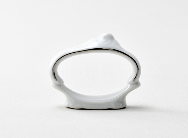 Napkin-ring Bernadotte Layering platinum Bernadotte