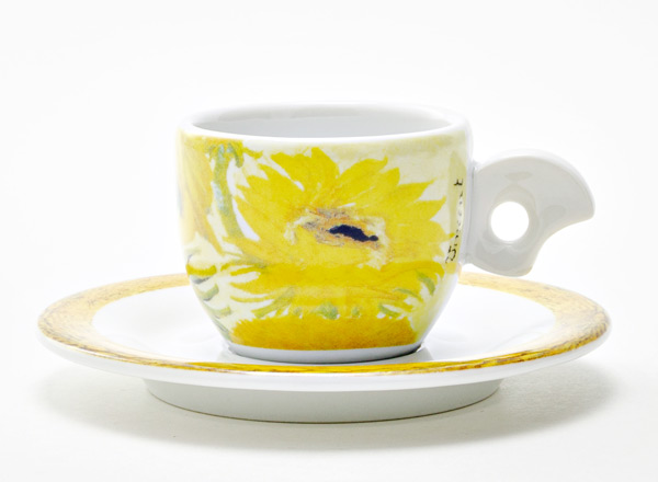 Cup and saucer Coffee Van Gogh. Sunflowers DOVA