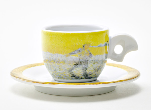 Cup and saucer Coffee Van Gogh. Sower DOVA