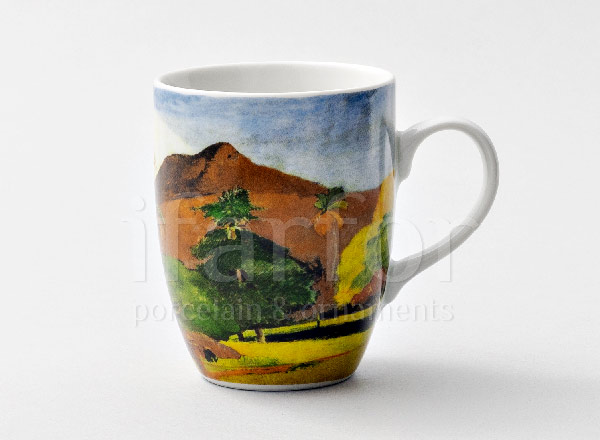 Mug Gauguin. Landscape Eve